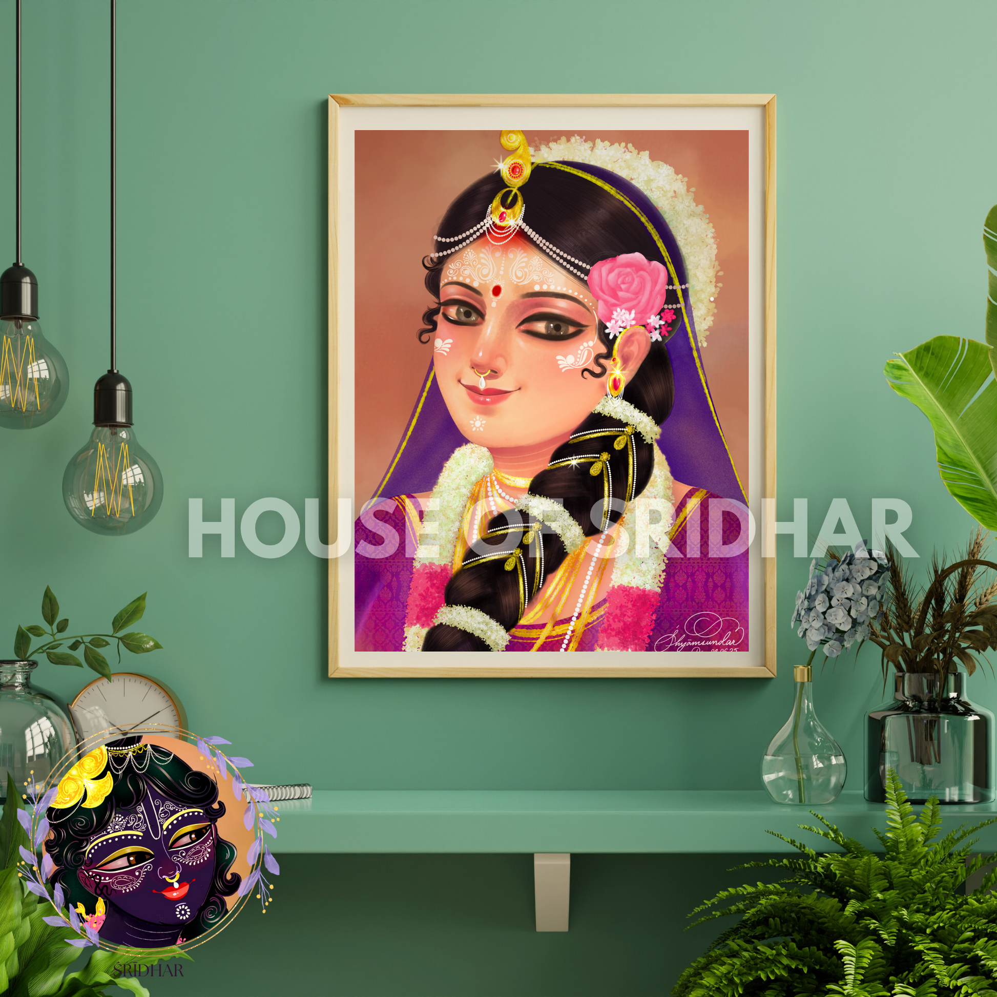 Srimati Radharani – The Queen of Vrindavan | Fine Art Print