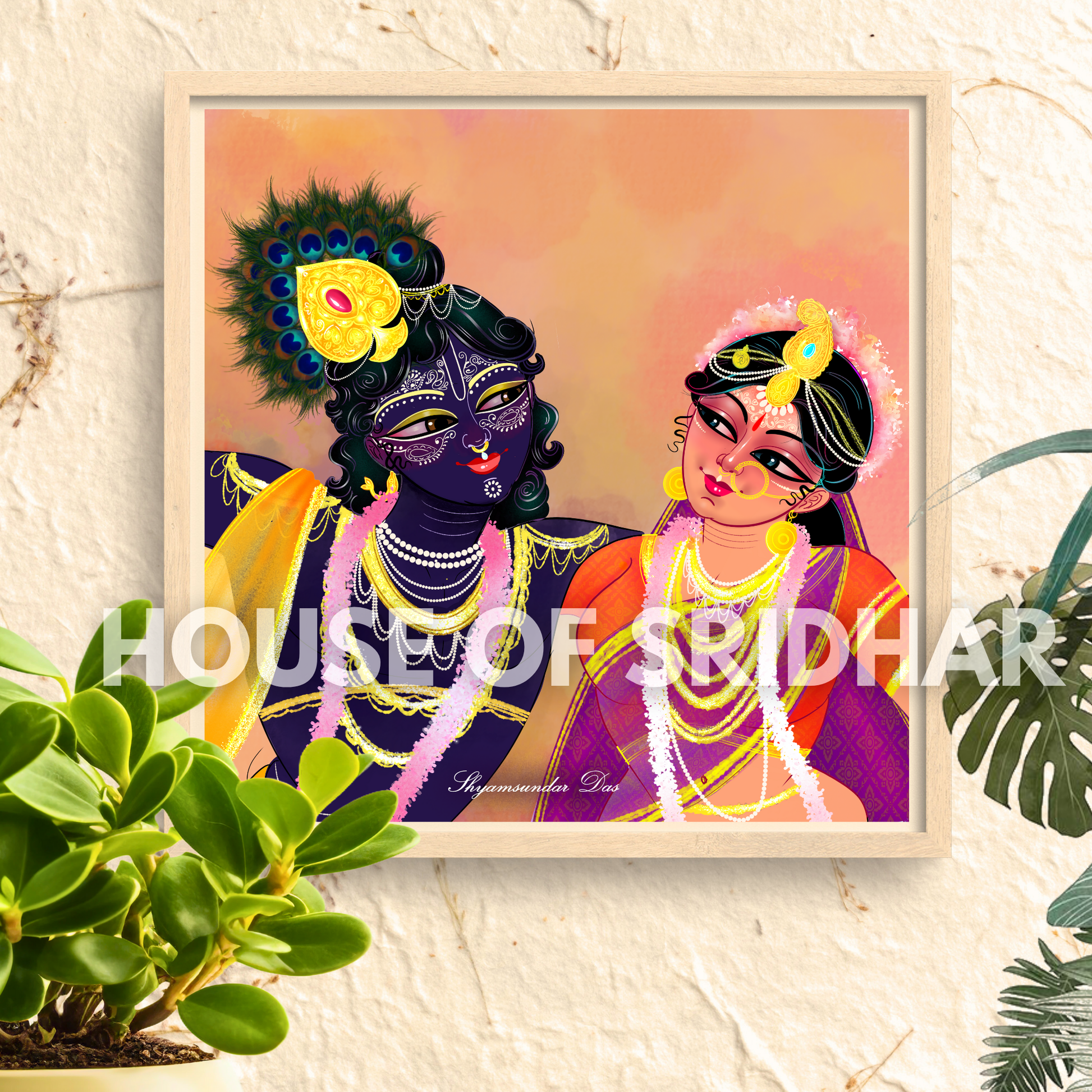 Radha Krishna – Yugal Kishore | Fine Art Print